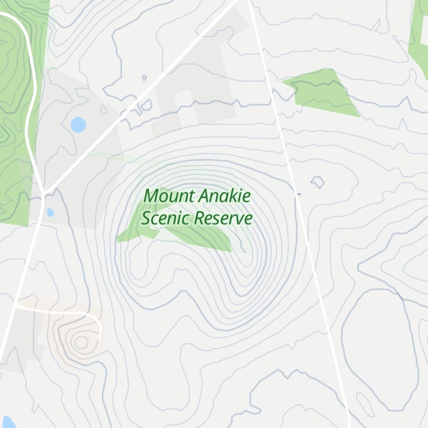 Map of Mount Anakie