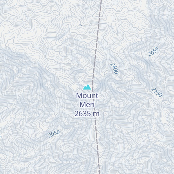 Map of Mount Meri