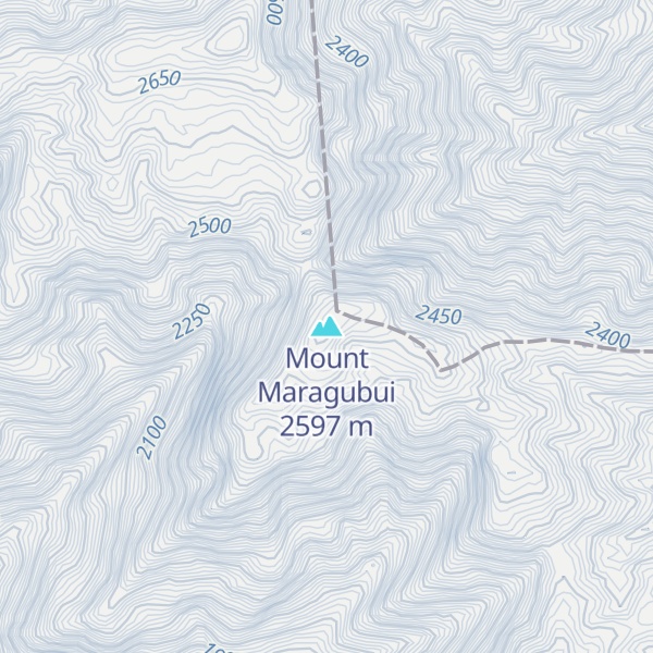Map of Mount Maragubui