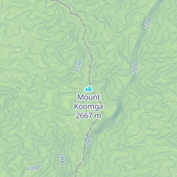 Map of Mount Koomga