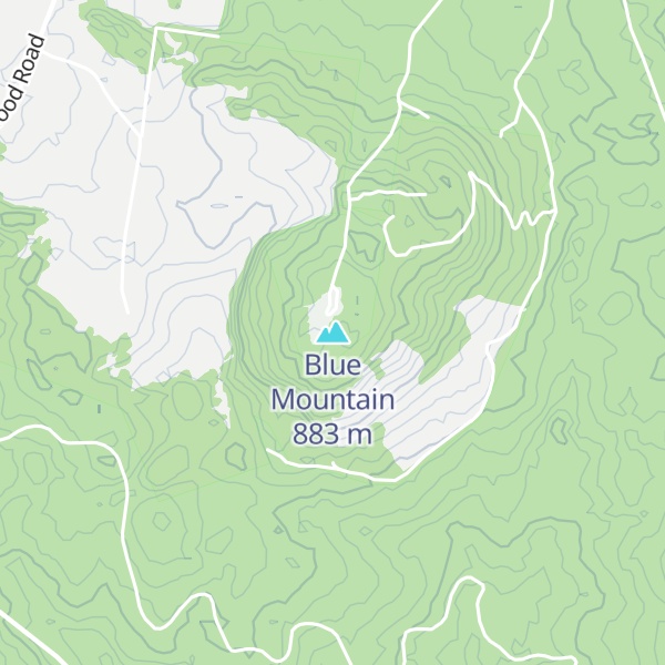 Map of Blue Mountain
