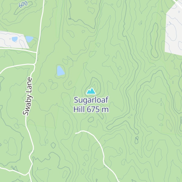 Map of Sugarloaf Hill