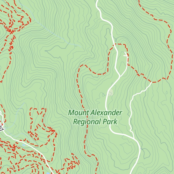 Map of West Spur