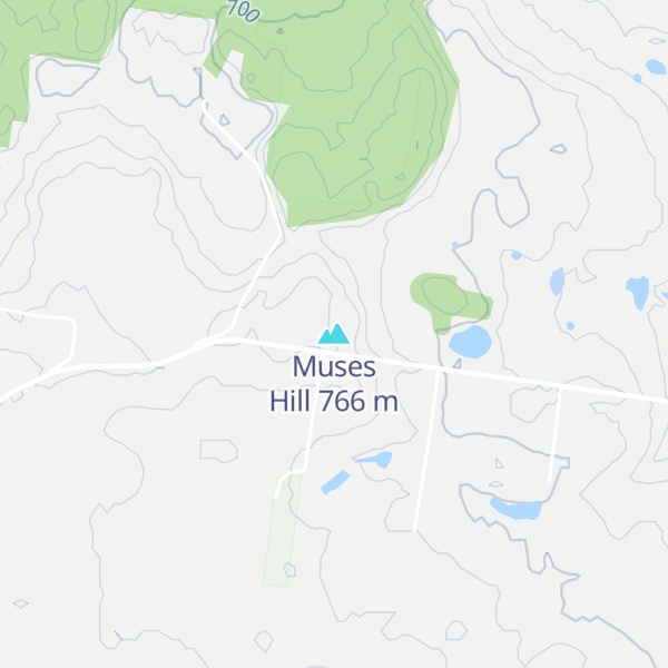 Map of Muses Hill