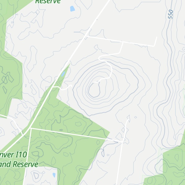 Map of Kangaroo Hill
