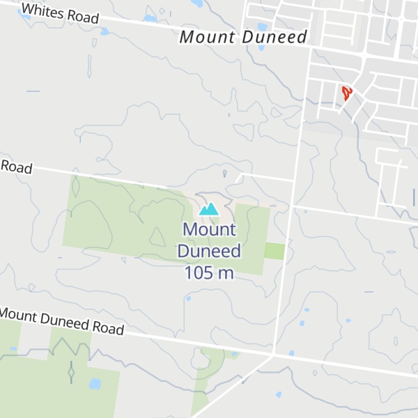 Map of Mount Duneed