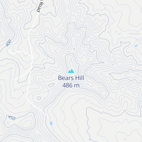 Map of Bears Hill