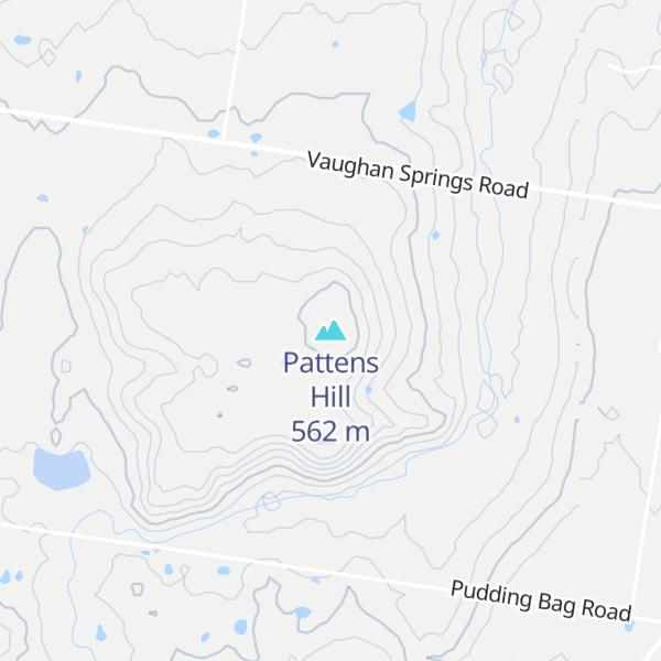 Map of Pattens Hill