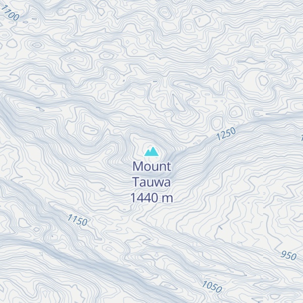 Map of Mount Tauwa