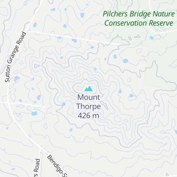 Map of Mount Thorpe