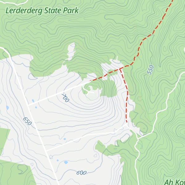 Map of Mount Blackwood
