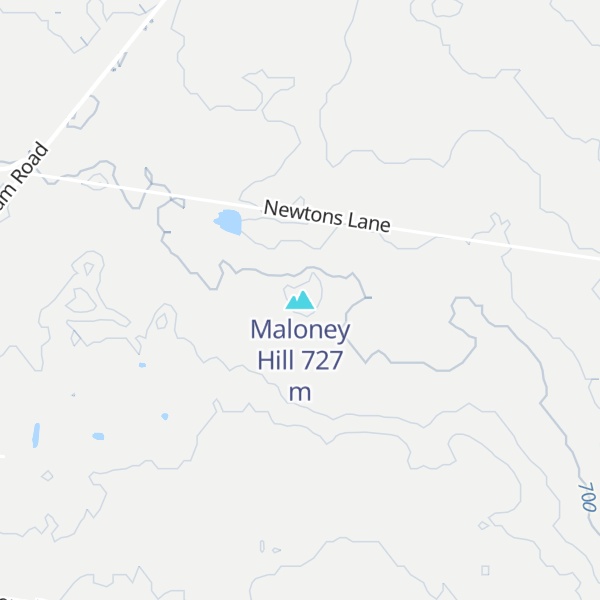 Map of Maloney Hill
