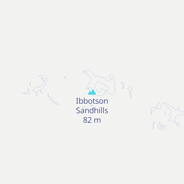 Map of Ibbotson Sandhills