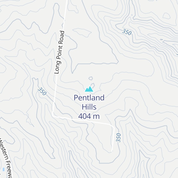 Map of Pentland Hills