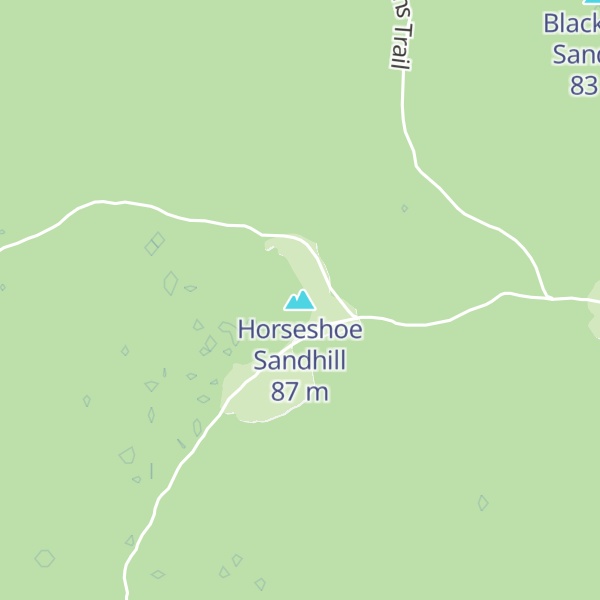 Map of Horseshoe Sandhill
