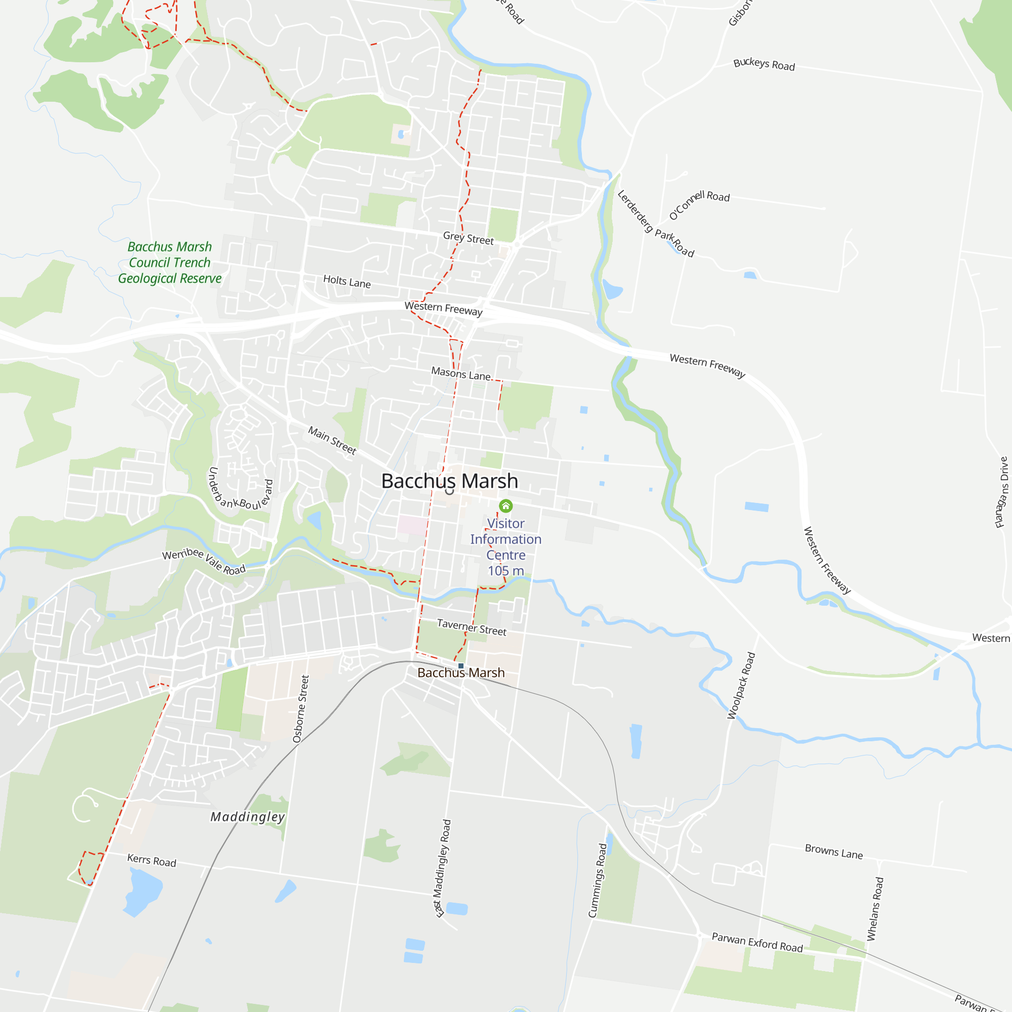 Visitor Information Centre map