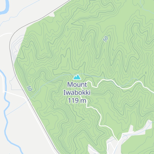 Map of Mount Iwabokki
