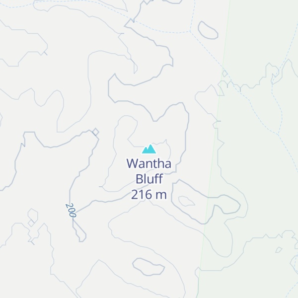 Map of Wantha Bluff