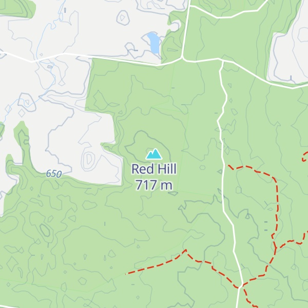 Map of Red Hill