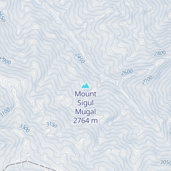 Map of Mount Sigul Mugal