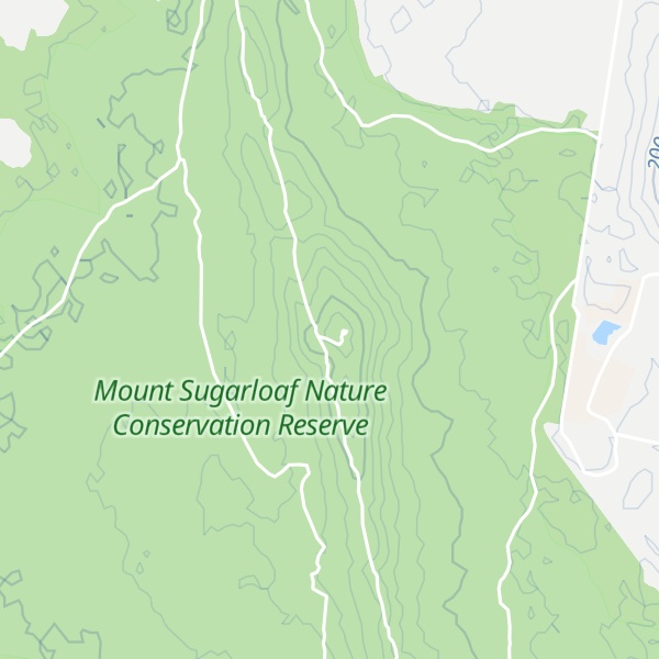 Map of Mount Sugarloaf