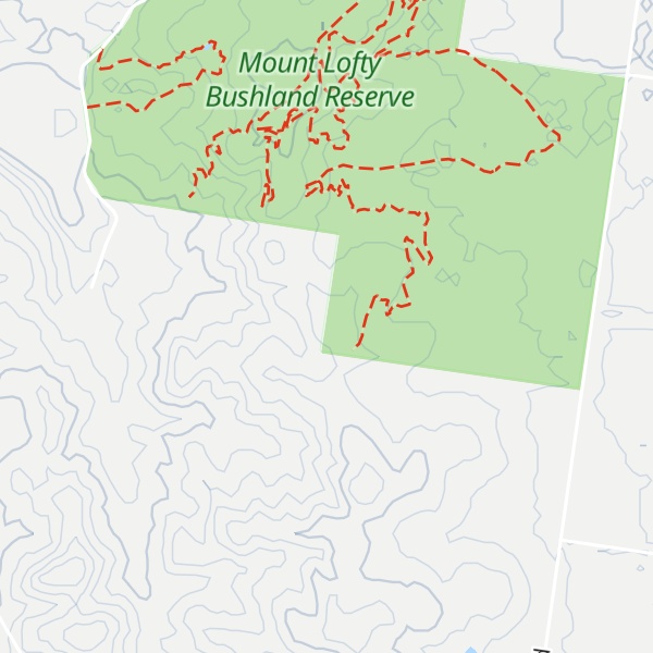 Map of Mount Lofty