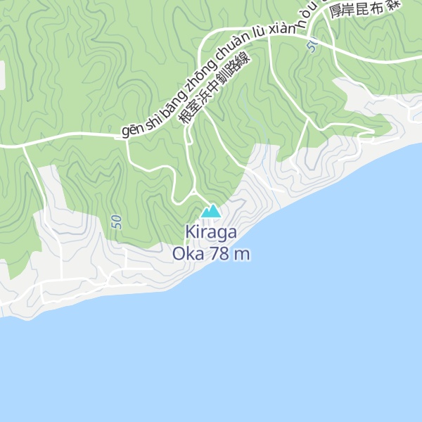 Map of Kiraga Oka
