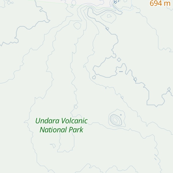 Map of Bakers Knob