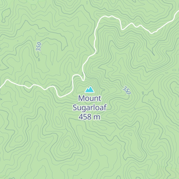 Map of Mount Sugarloaf