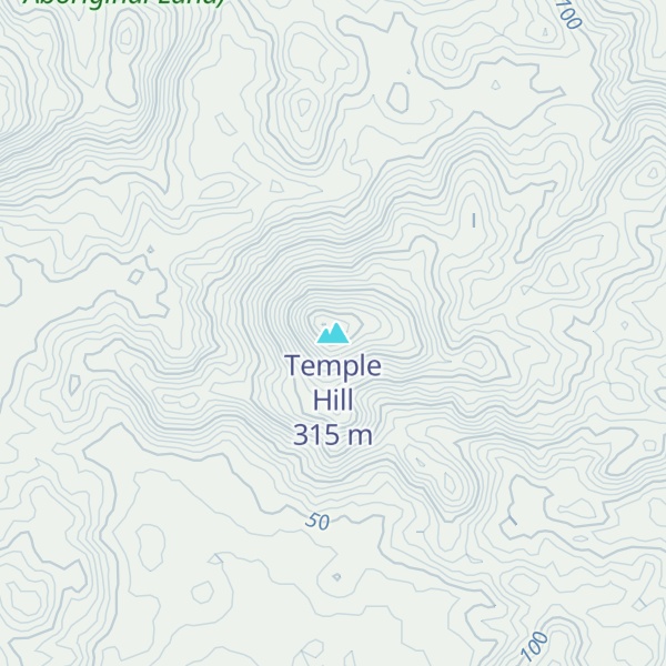Map of Temple Hill