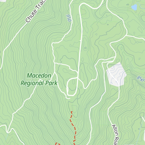 Map of Mount Macedon
