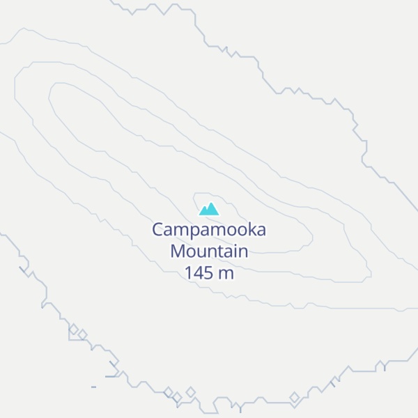 Map of Campamooka Mountain