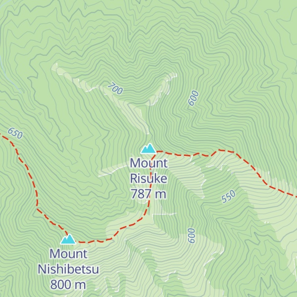 Map of Mount Risuke