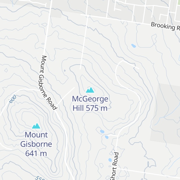 Map of McGeorge Hill