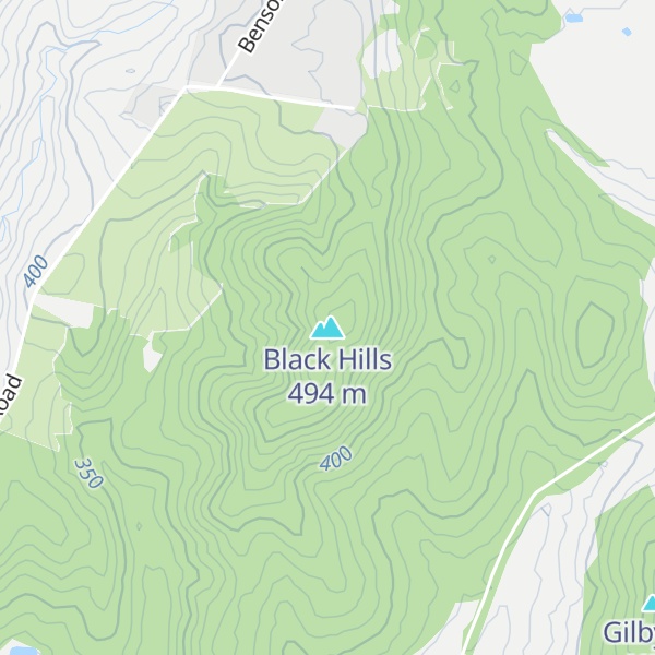 Map of Black Hills
