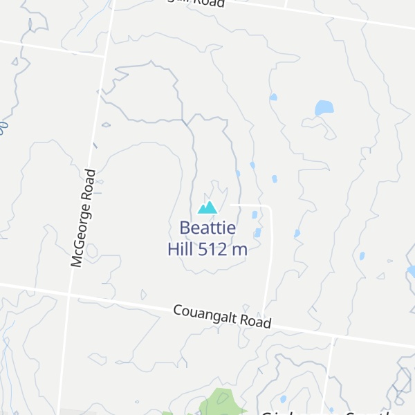 Map of Beattie Hill