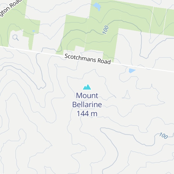 Map of Mount Bellarine