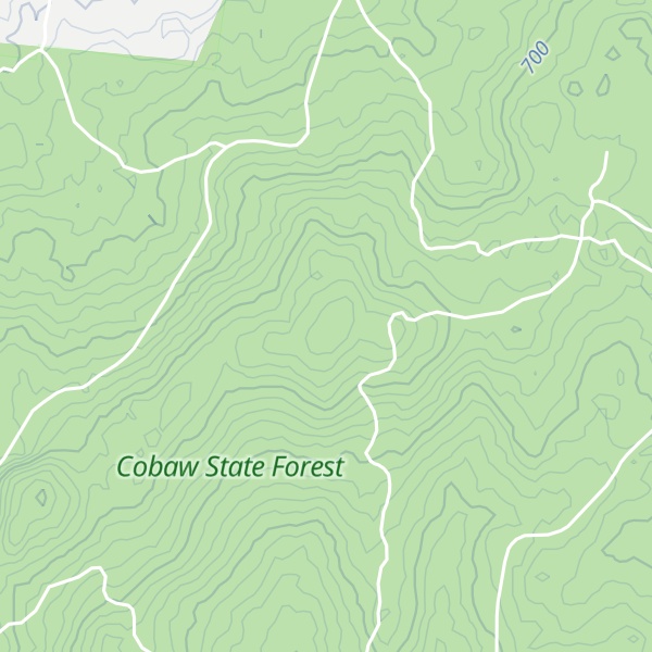 Map of Mt Cobaw