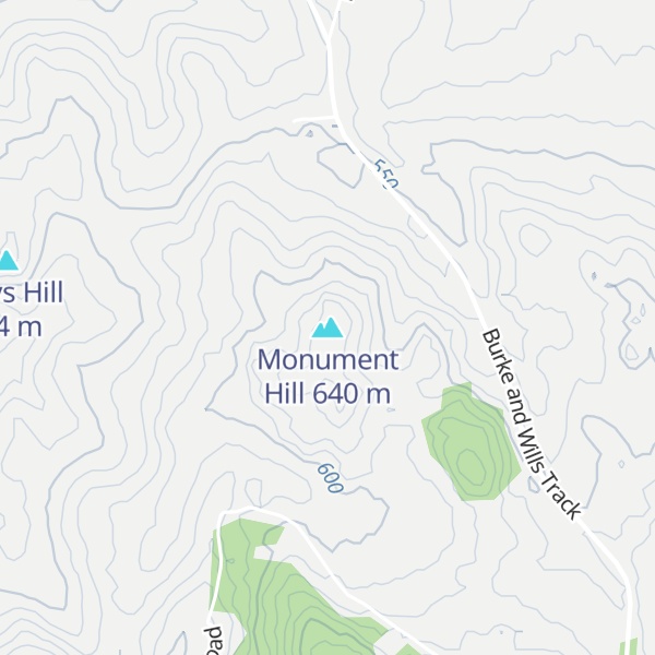 Map of Monument Hill