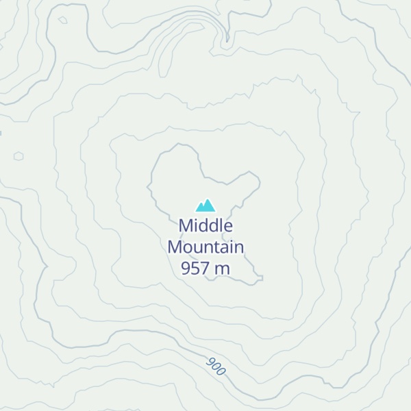 Map of Middle Mountain