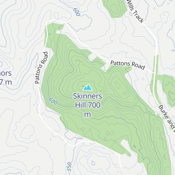Map of Skinners Hill