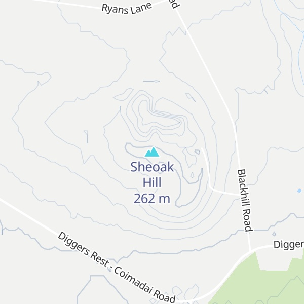 Map of Sheoak Hill