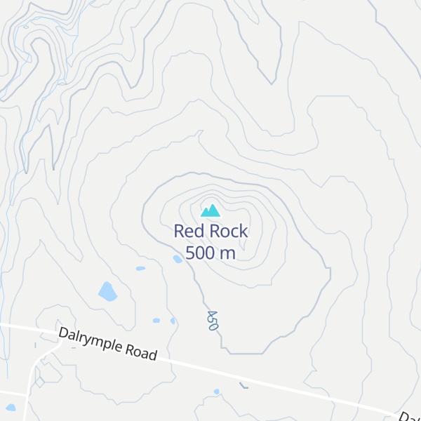 Map of Red Rock