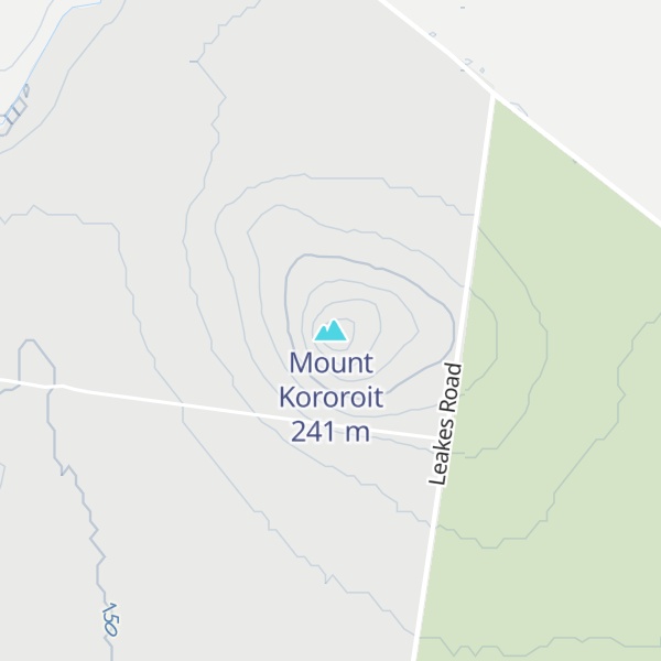 Map of Mount Kororoit