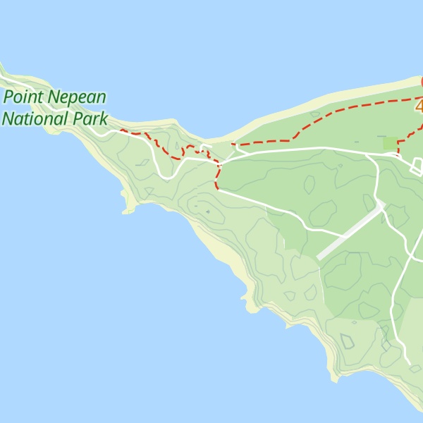 Map of Cheviot Hill