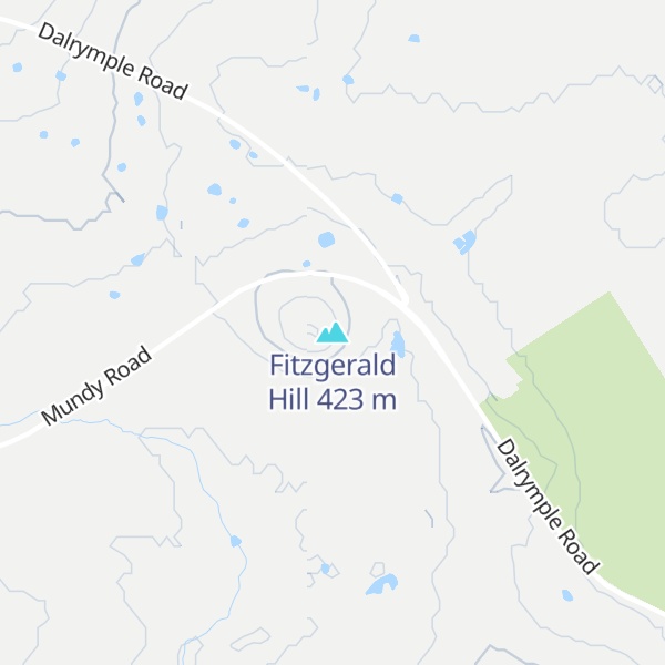 Map of Fitzgerald Hill