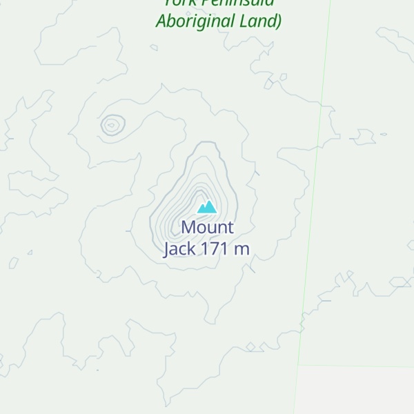 Map of Mount Jack