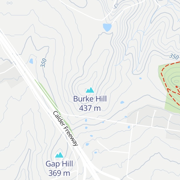 Map of Burke Hill