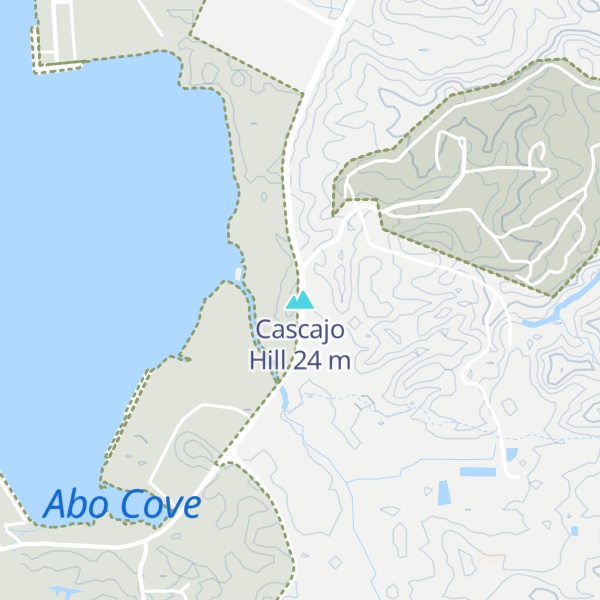 Map of Cascajo Hill