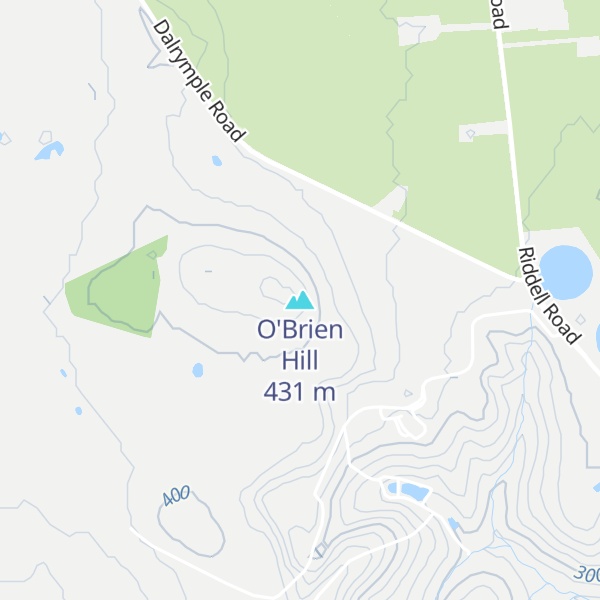 Map of O'Brien Hill